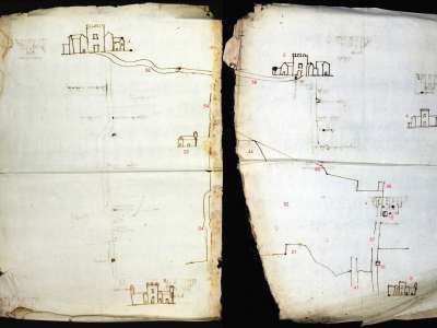 Le mappe 1 e 2, dai tratti pi� abbozzati, paiono degli schizzi eseguiti probabilmente sul campo